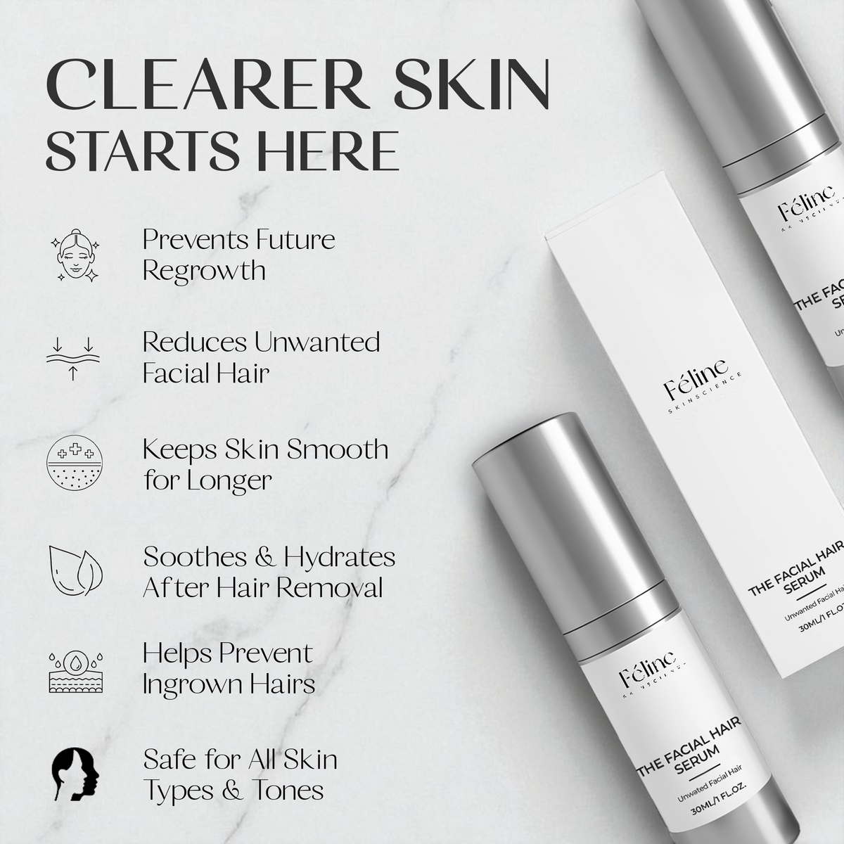 1 x Facial Hair Serum