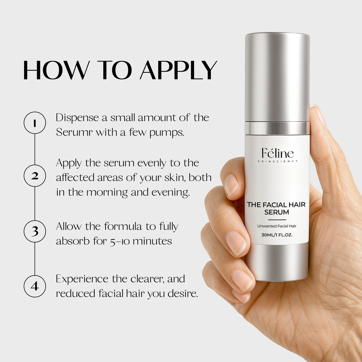 3 x Facial Hair Serum