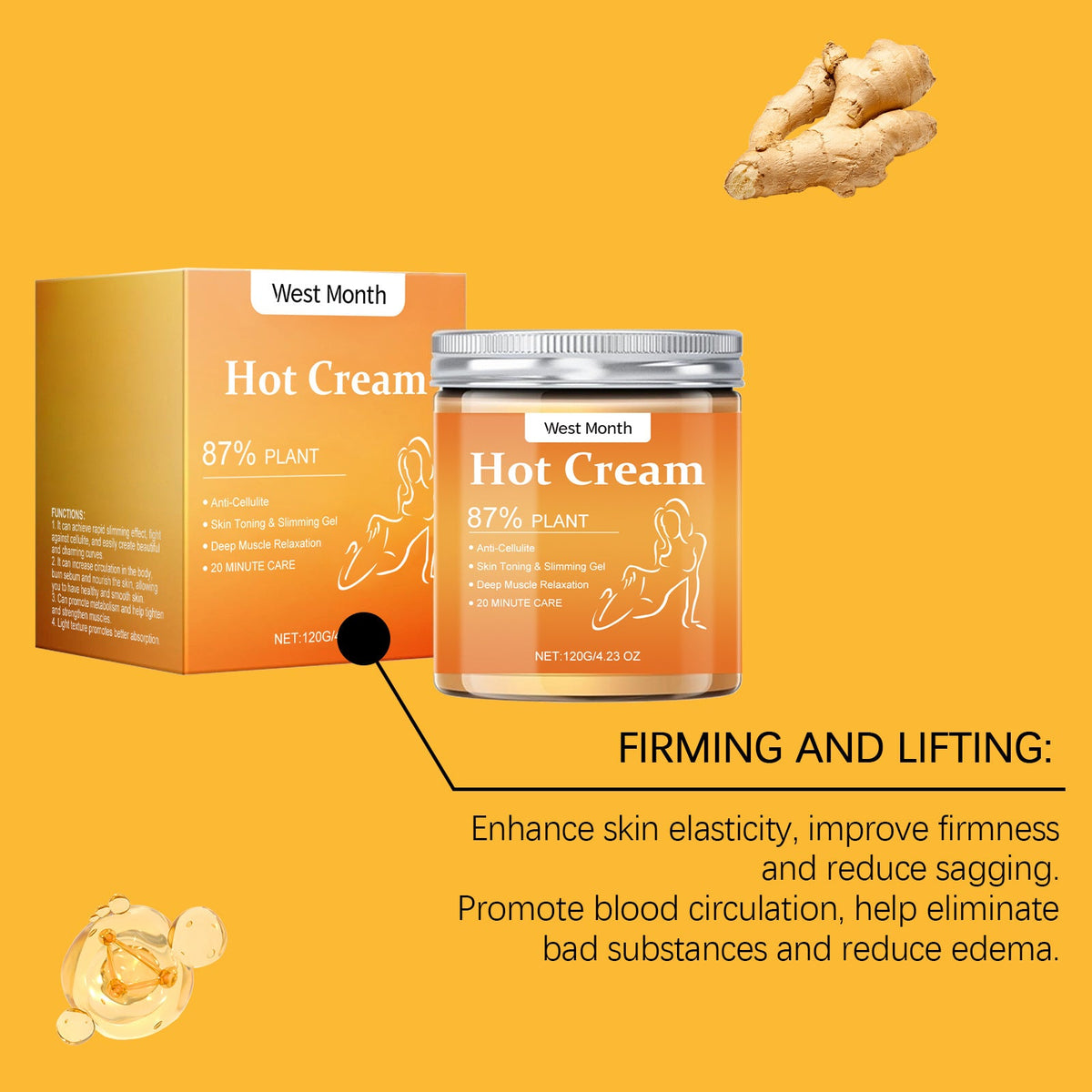 Anti Cellulite Fat Burner Weight Loss Cream