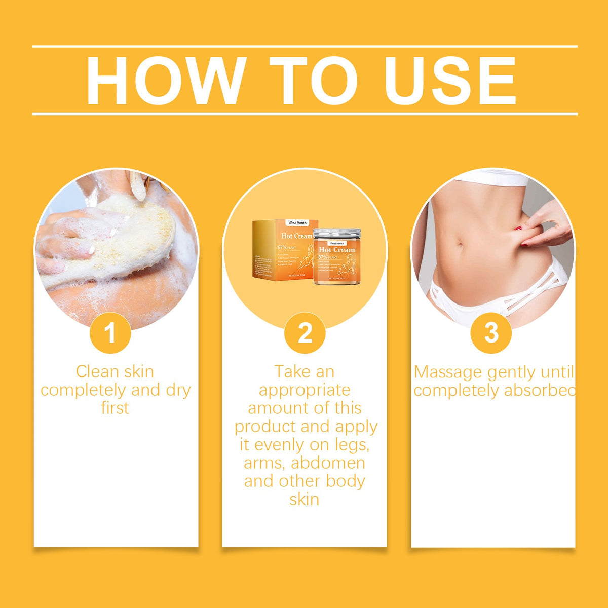 Anti Cellulite Fat Burner Weight Loss Cream