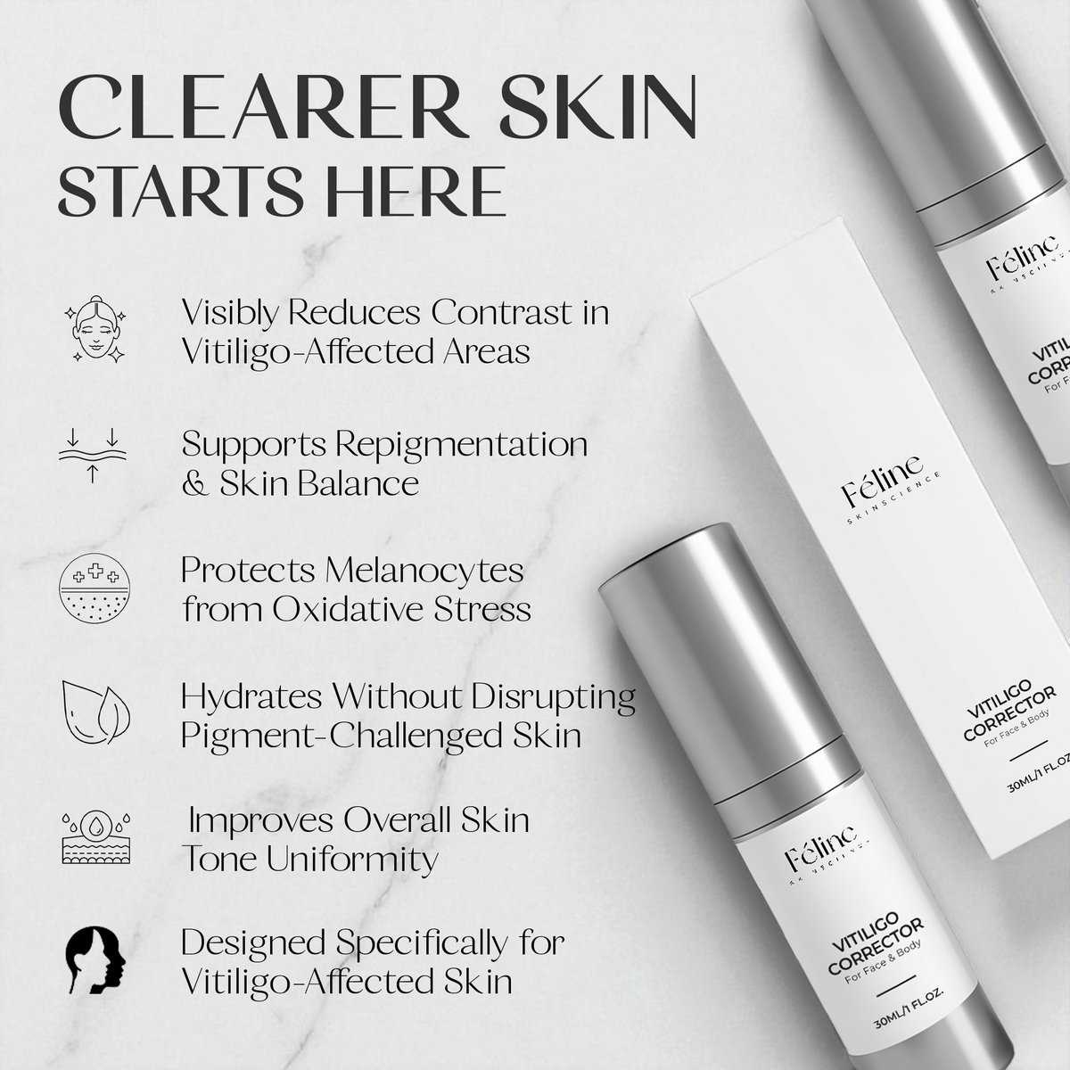 Vitiligo Corrector | 1+1 FREE