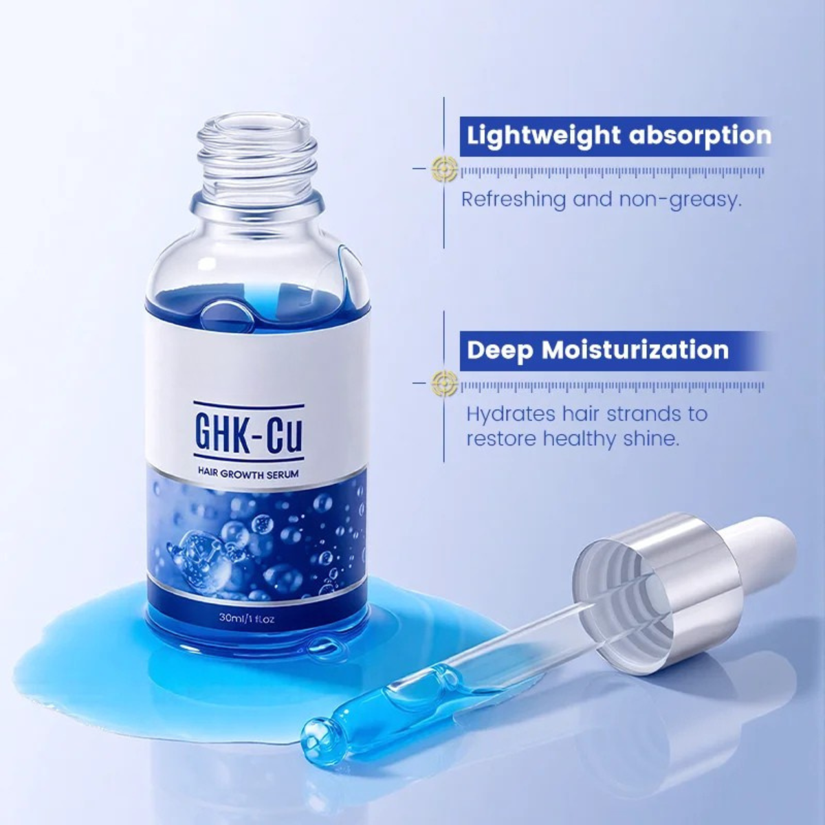 GHK CU Serum for Hair Regrowth & Thinning Hair