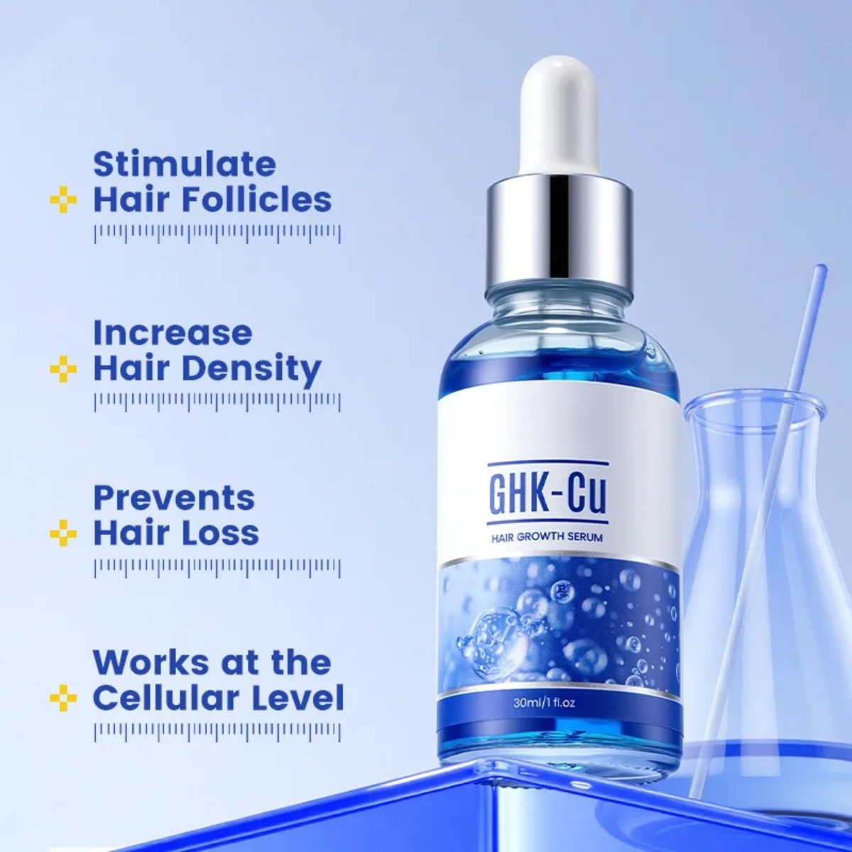 GHK CU Serum for Hair Regrowth & Thinning Hair