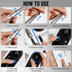 Electric Nail Drill for Acrylic Removal & Gel Manicure at Home