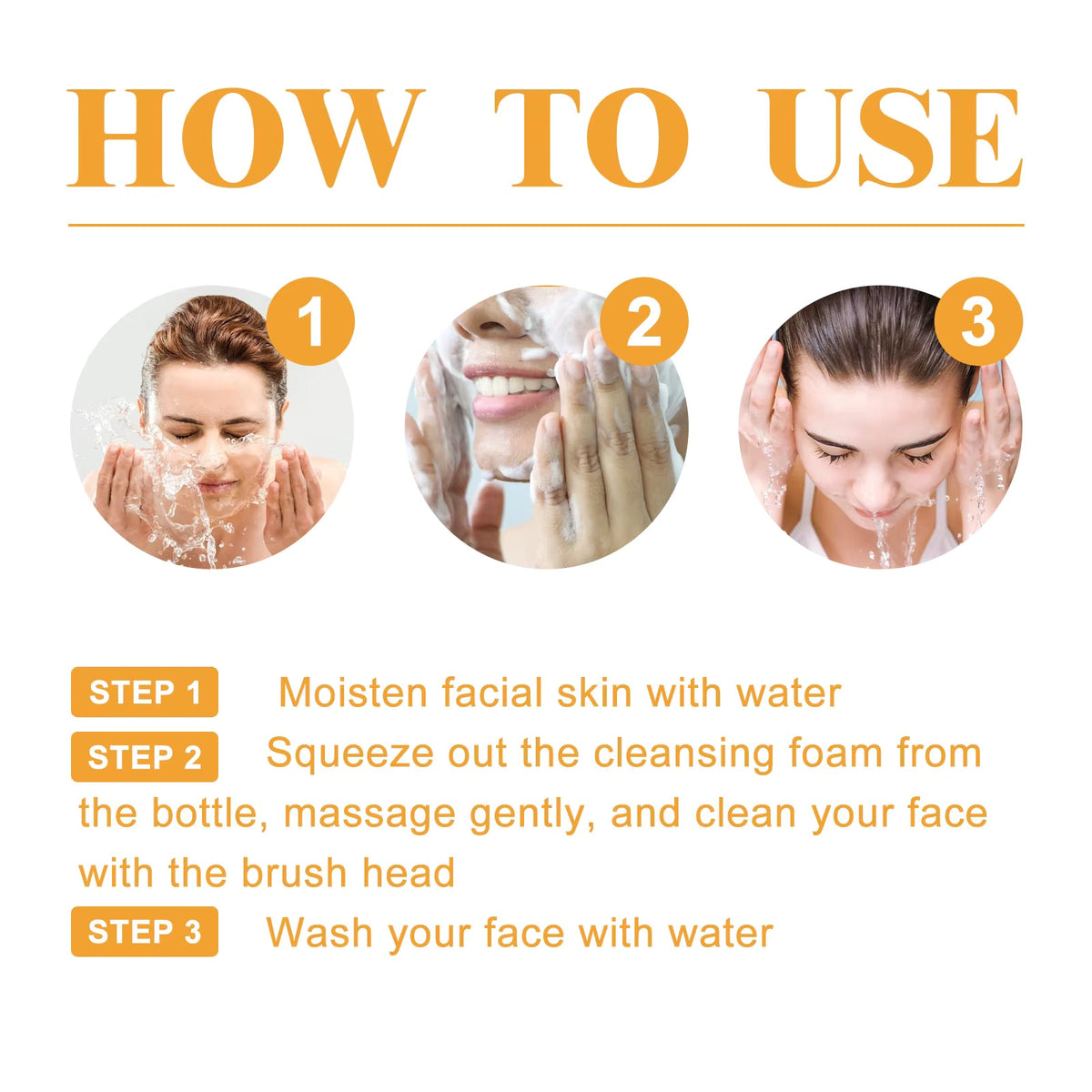 Turmeric Cleanser Foam | Blackheads Removal Facial Cleanser