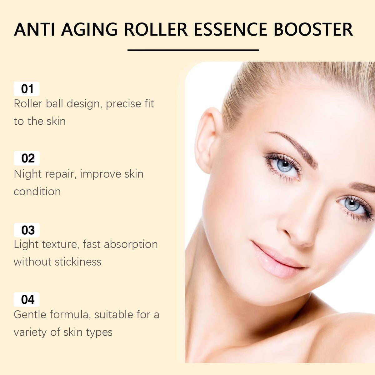 Anti Aging Roller Essence Booster With Bee Venom