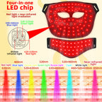 LED Face Mask with 8 Light Therapy Modes for Anti Aging & Acne Treatment