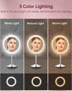 LED Makeup Mirror with Lights & Magnification for Makeup