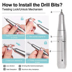 Electric Nail Drill for Gel Nails & Manicure Pedicure
